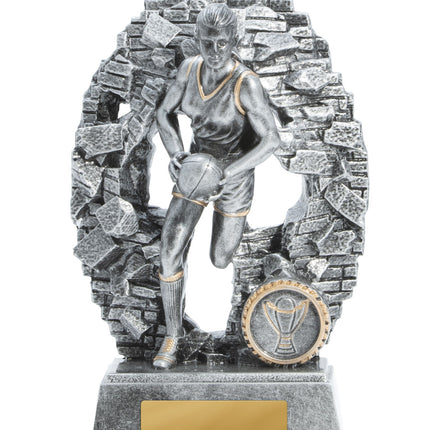 Breaking Down Barriers-Aussie Rules Female 130mm