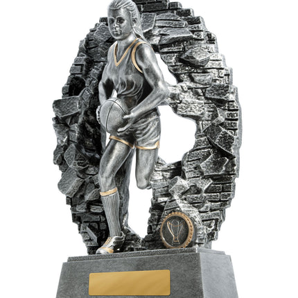 Breaking Down Barriers-Aussie Rules Female 130mm