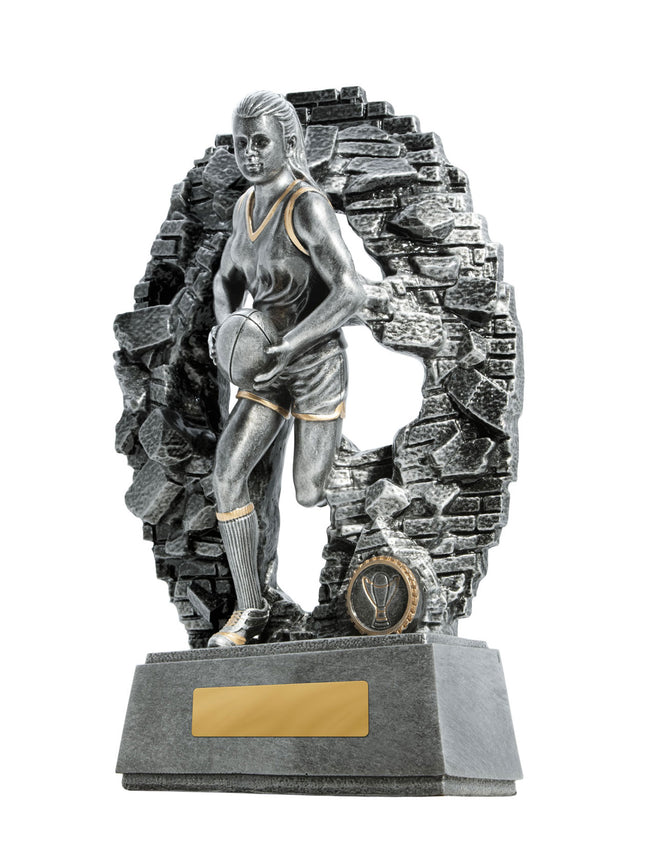 Breaking Down Barriers-Aussie Rules Female 130mm