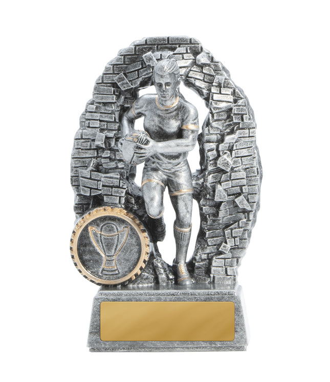 Breaking Down Barriers-Rugby Female 130mm