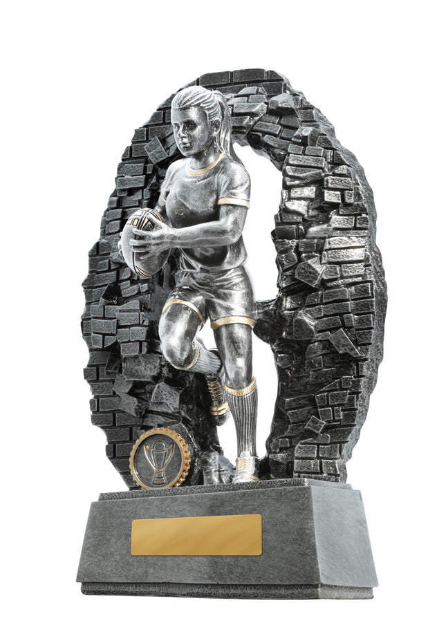 Breaking Down Barriers-Rugby Female 130mm