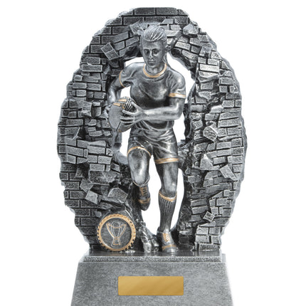 Breaking Down Barriers-Rugby Female 130mm