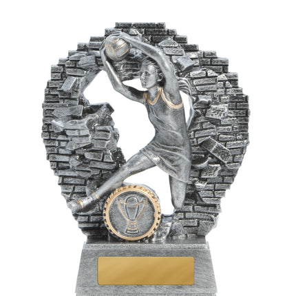 Breaking Down Barriers-Netball  130mm