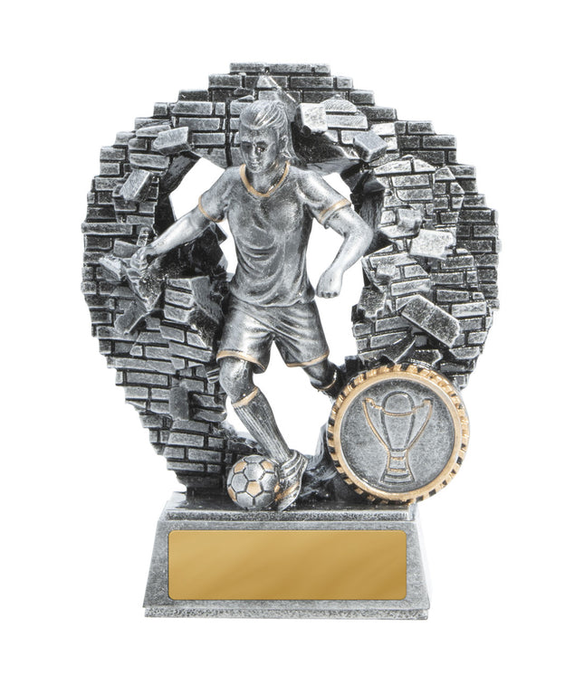 Breaking Down Barriers-Football Female 130mm