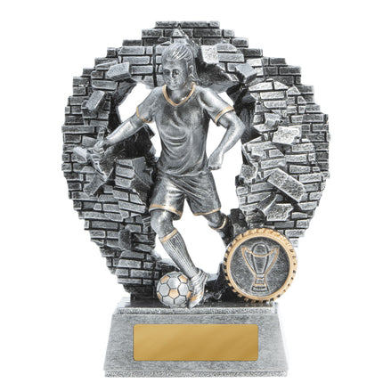 Breaking Down Barriers-Football Female 130mm