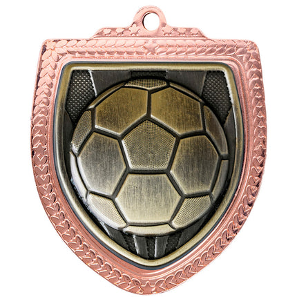 Shield Medal - Football 80mm