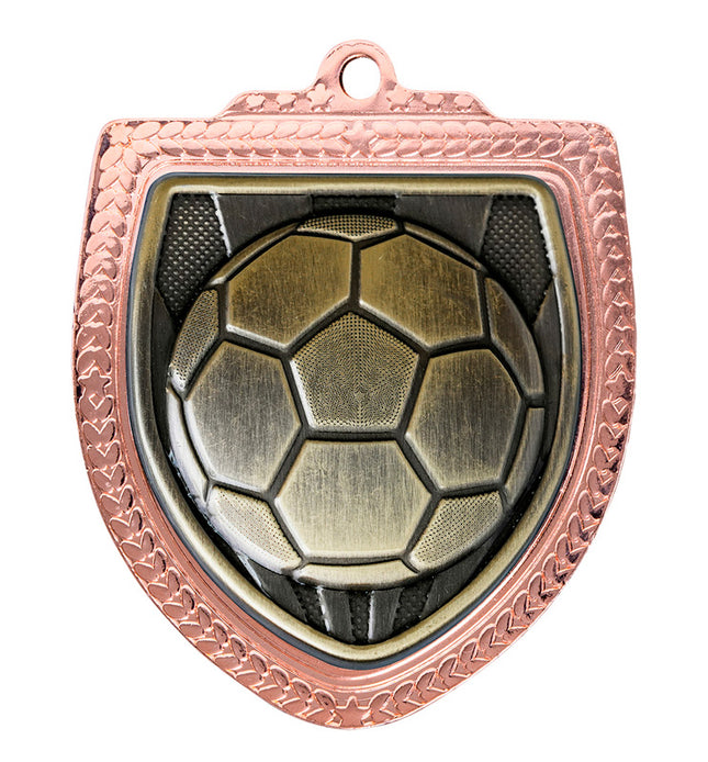 Shield Medal - Football 80mm
