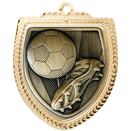 Shield Medal - Football Boot 80mm