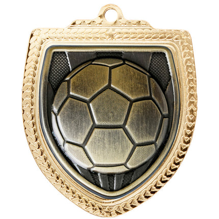 Shield Medal - Football 80mm