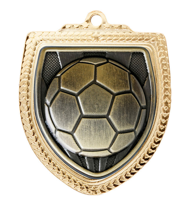 Shield Medal - Football 80mm