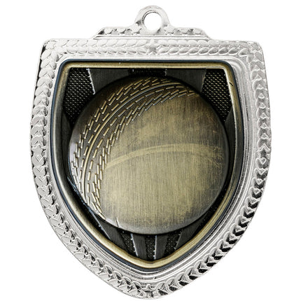 Shield Medal - Cricket Ball 80mm
