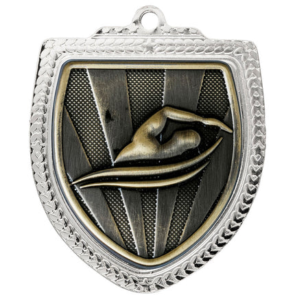 Shield Medal - Swimming 80mm