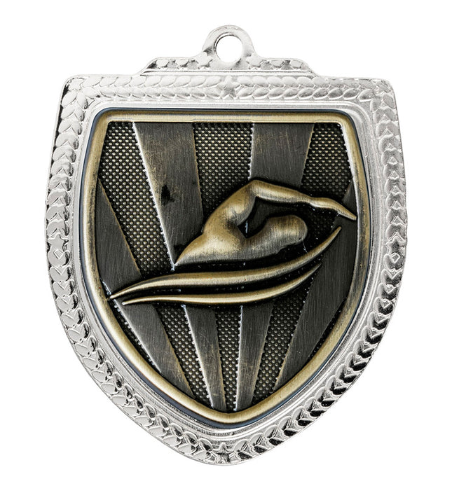Shield Medal - Swimming 80mm