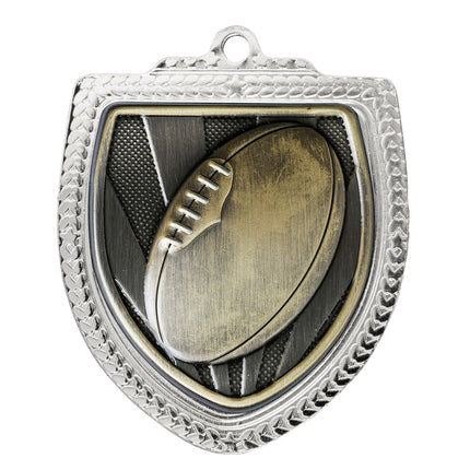 Shield Medal - Aussie Rules Ball 80mm