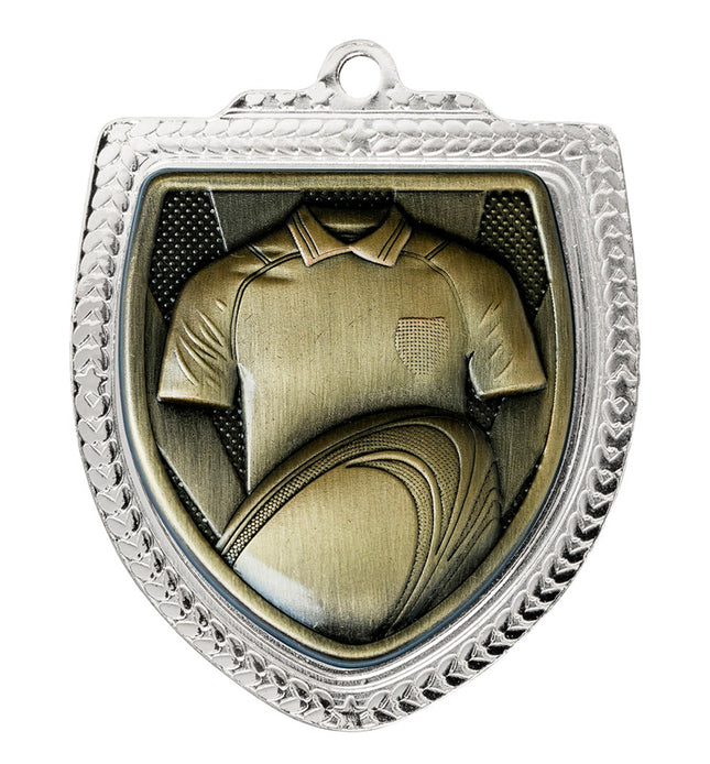 Shield Medal - Rugby Shirt 80mm