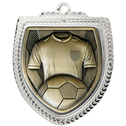 Shield Medal - Football Shirt 80mm