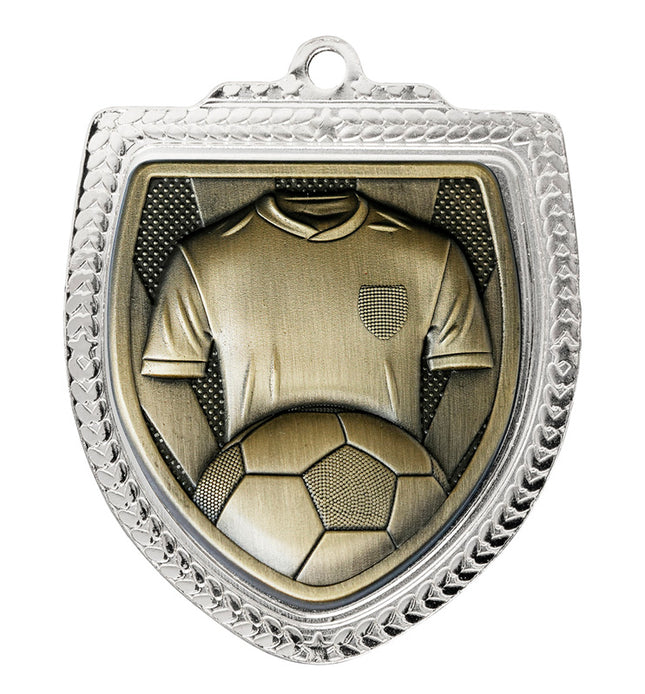 Shield Medal - Football Shirt 80mm