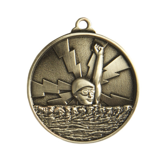 Lightning Medal-Swimming 50mm