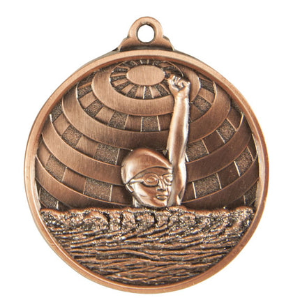 Global Medal-Swimming 50mm