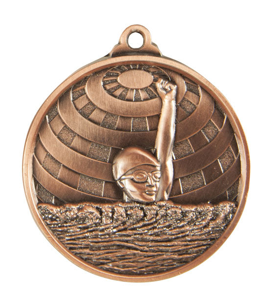 Global Medal-Swimming 50mm