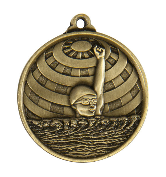 Global Medal-Swimming 50mm