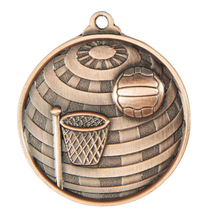 Global Medal-Netball 50mm