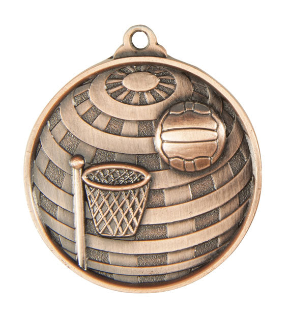 Global Medal-Netball 50mm
