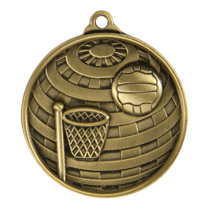 Global Medal-Netball 50mm