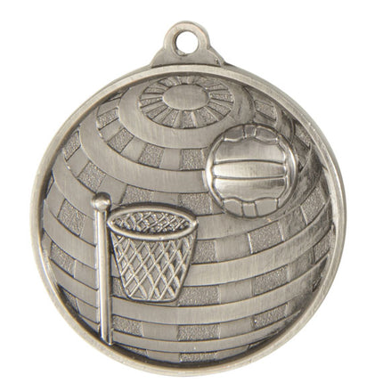 Global Medal-Netball 50mm