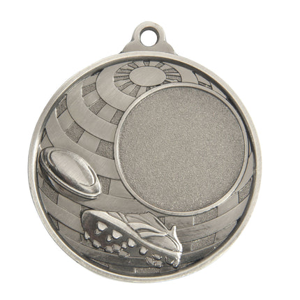 Global Medal -Rugby + 25mm insert 50mm