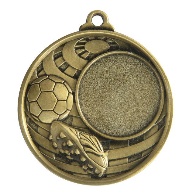 Global Medal -Football + 25mm insert 50mm