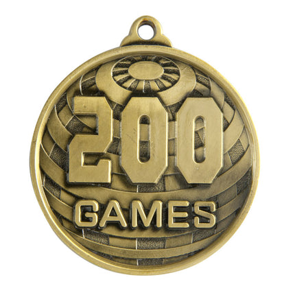 Global Medal-No. Games (200) 50mm