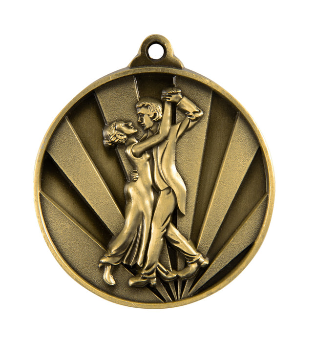 Sunrise Medal-Dance Couple 50mm