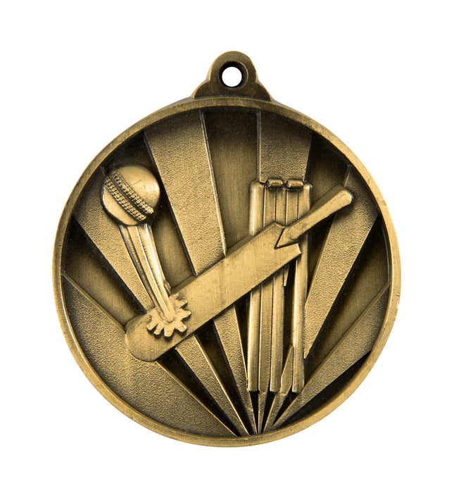 Sunrise Medal-Cricket 50mm
