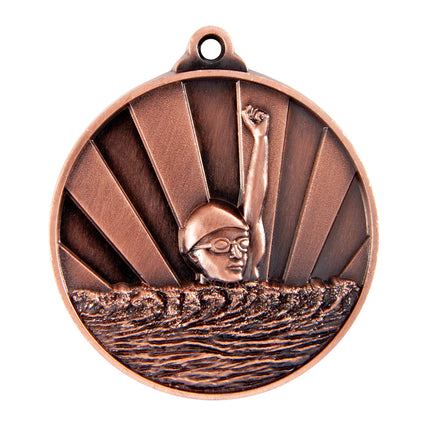 Sunrise Medal-Swimming 50mm