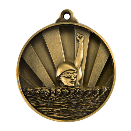 Sunrise Medal-Swimming 50mm