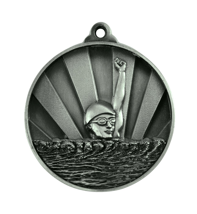 Sunrise Medal-Swimming 50mm