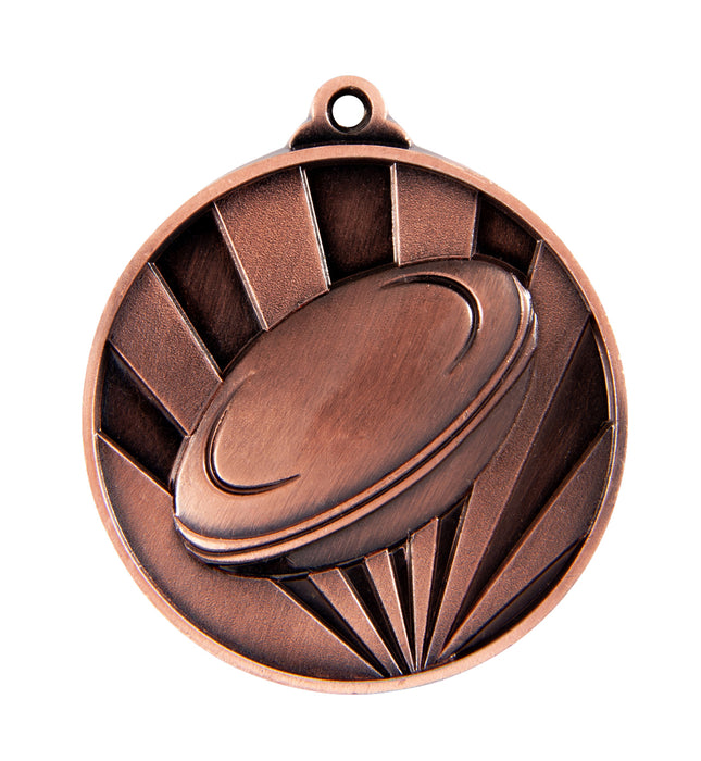 Sunrise Medal-Rugby 50mm