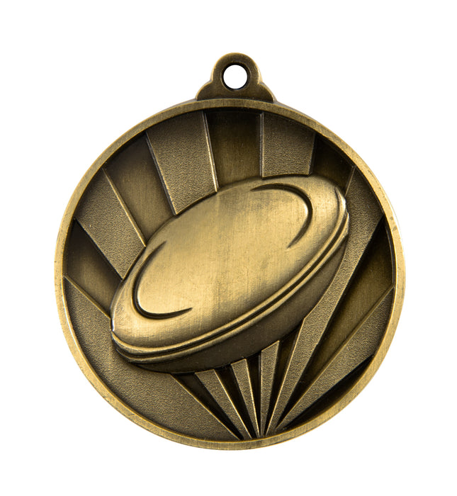Sunrise Medal-Rugby 50mm