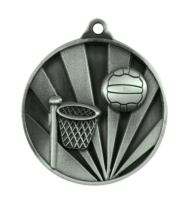 Sunrise Medal-Netball 50mm