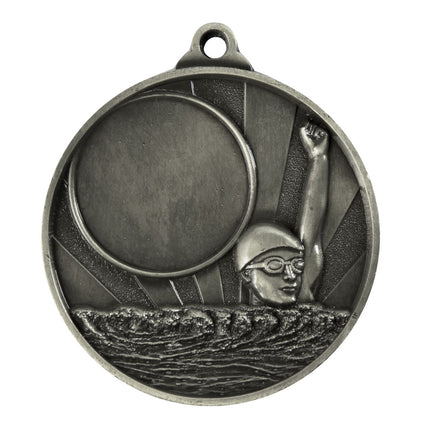 Sunrise Medal-Swimming+25mm insert 50mm