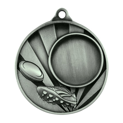 Sunrise Medal-Rugby+25mm insert 50mm