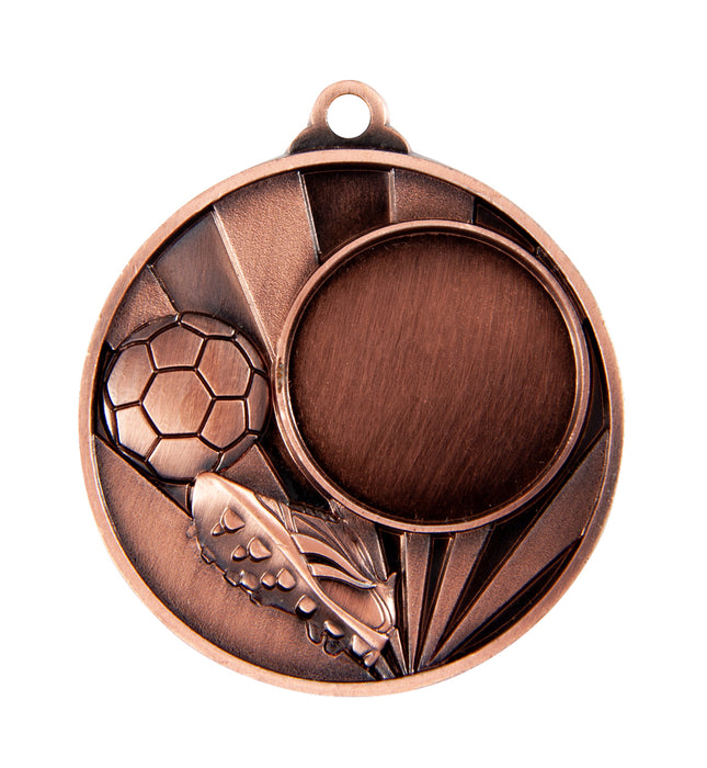 Sunrise Medal-Football + 25mm insert 50mm