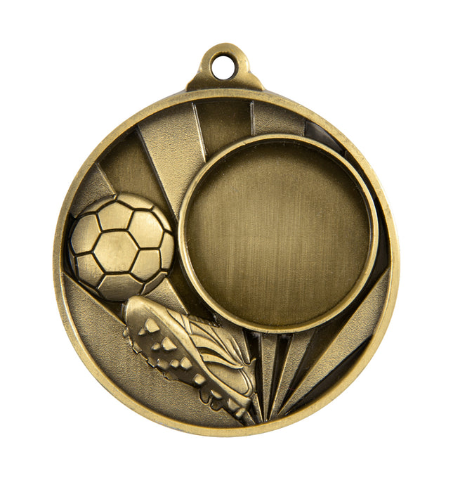 Sunrise Medal-Football + 25mm insert 50mm