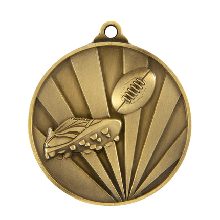 Sunrise Medal-Aussie Rules 70mm