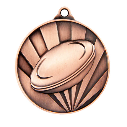 Sunrise Medal-Rugby 70mm