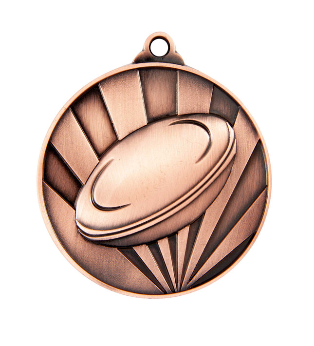 Sunrise Medal-Rugby 70mm