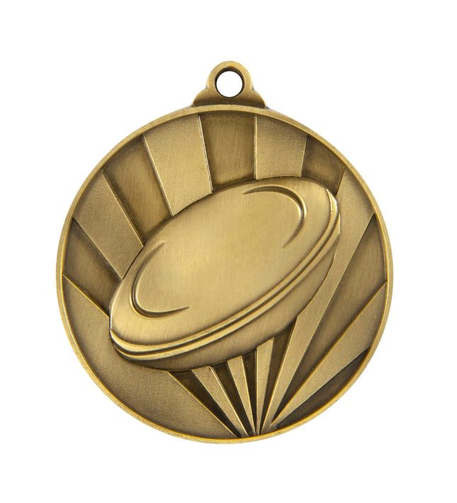 Sunrise Medal-Rugby 70mm