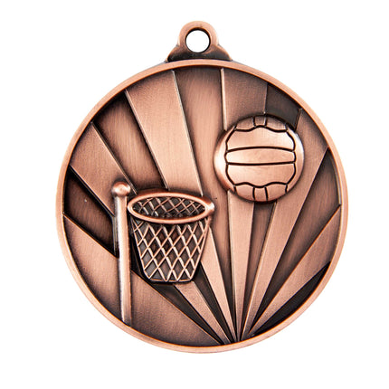 Sunrise Medal-Netball 70mm