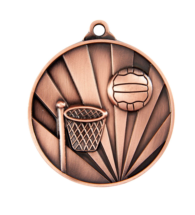Sunrise Medal-Netball 70mm